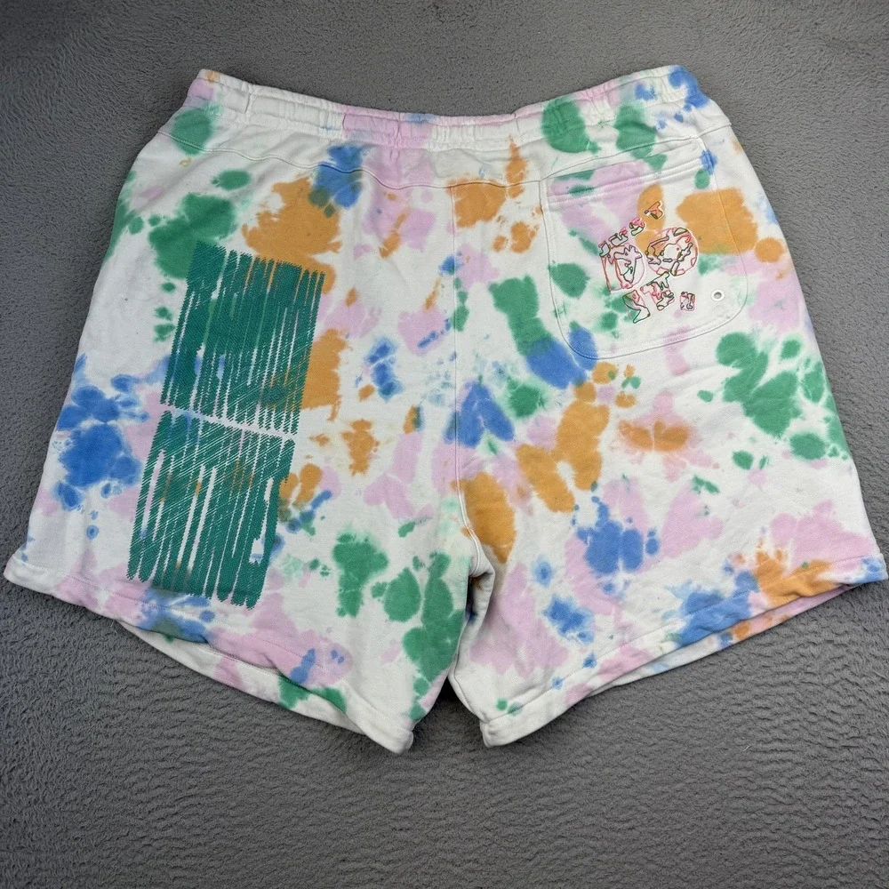 Nike Shorts Mens 3XL Multicolor Tie Dye Sweat‎ Sportswear Club Fleece Just Do It